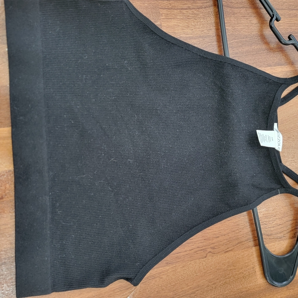 Bozzolo Black crop top